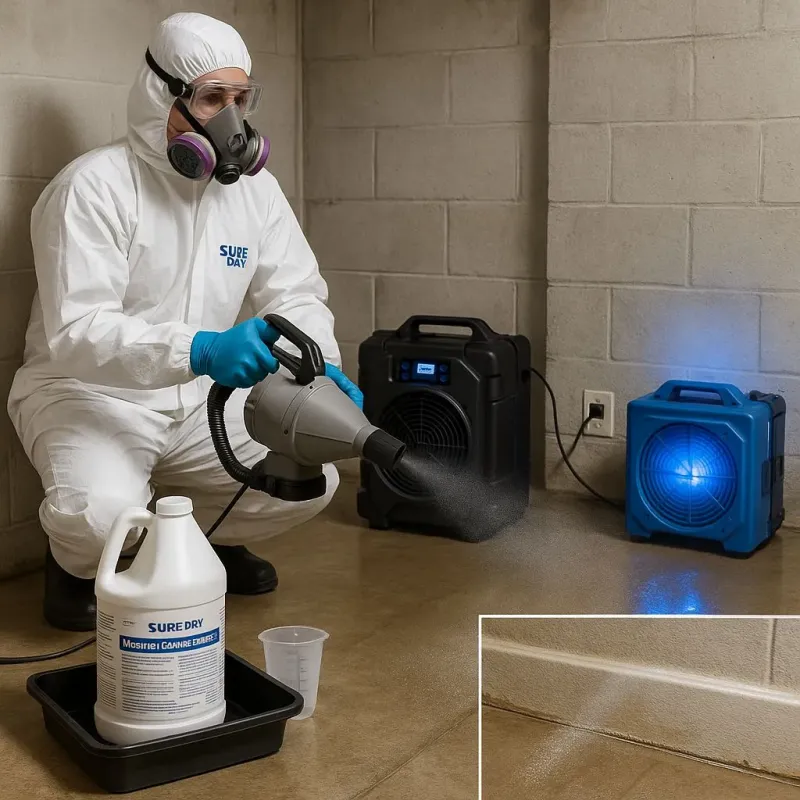 Sanitization and Odor Removal process in Orange, CT