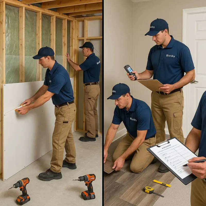 Repairs and Reconstruction process in Orange, CT